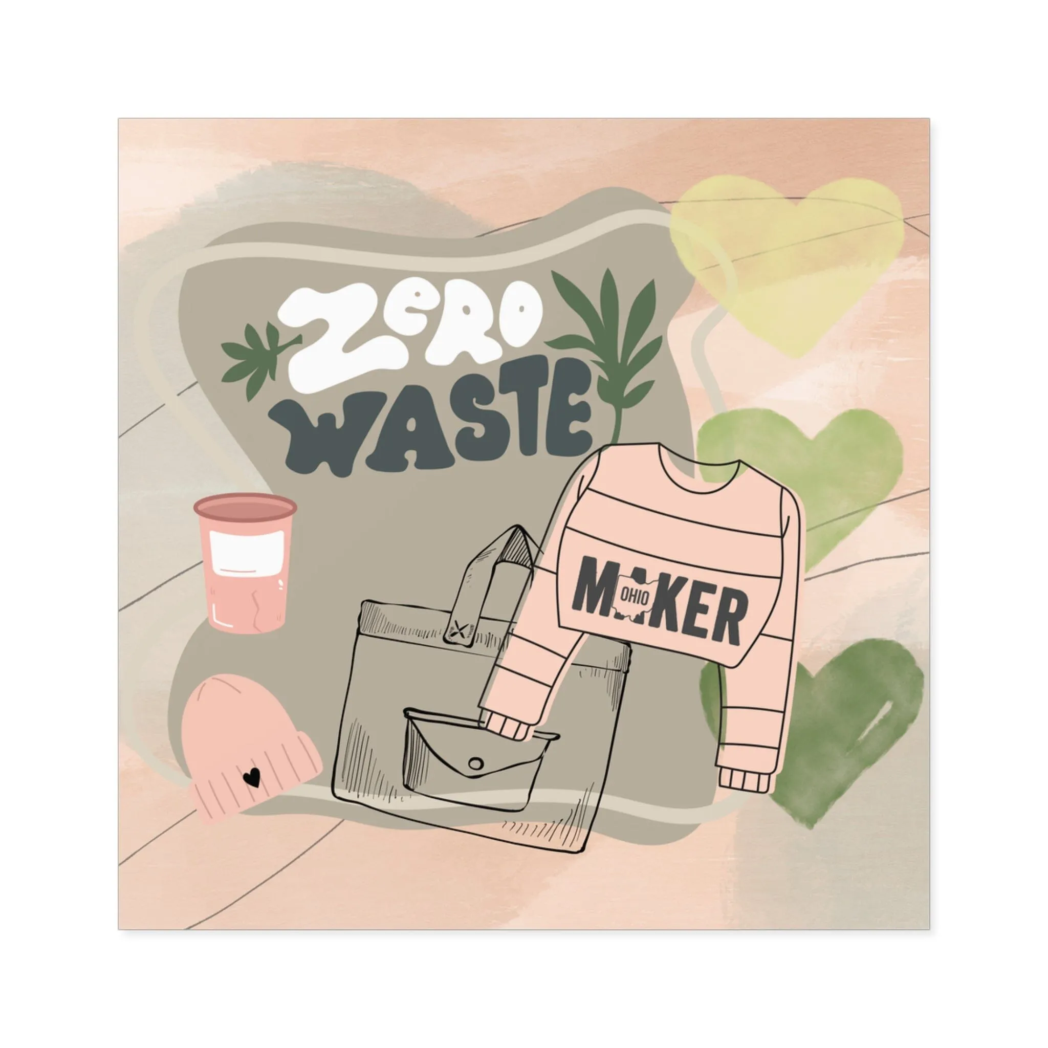 Zero Waste Ohio Maker Sticker