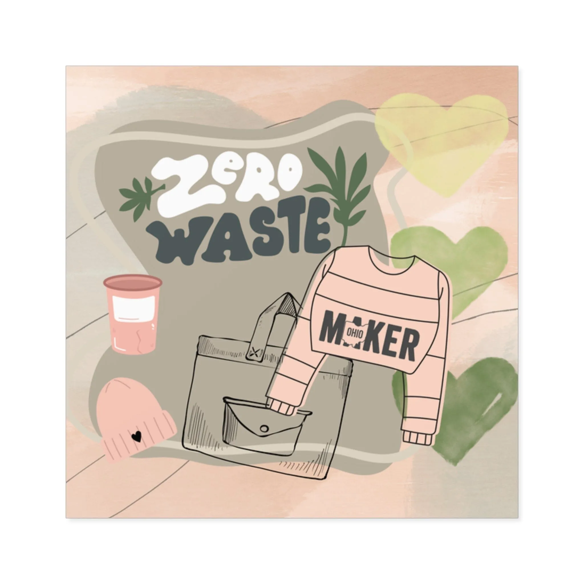 Zero Waste Ohio Maker Sticker